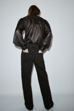 Z1975 REGULAR FIT HIGH-WAIST JEANS - Zara фото 5