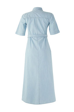 TRENDYOLMILLA Mavi Kusakl? Midi Denim Gomlek Elbise TWOSS25EL00748  фото 6