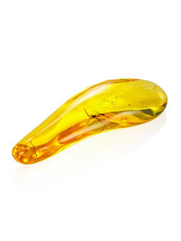 Натуральный крупный янтарь с двумя насекомыми