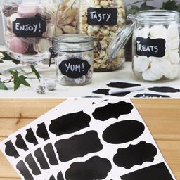 Наклейки для кухни грифельные Ассорти Меловые 8шт. (0970) Лист 10х15 см - Мой органайзер фото 4