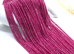 Бусины из рубина рондель граненый 3*2мм, 38см, 175 бусин Радуга камня