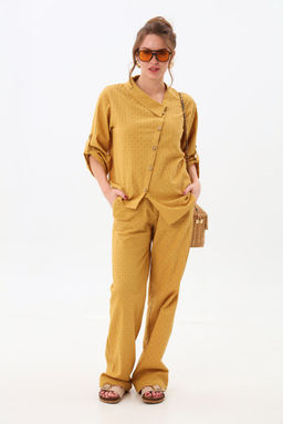 Брюки NIKVA н705-11 горчица  фото 3