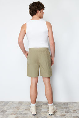 TRENDYOL MAN Lacivert Regular Fit Paper Touch Yumusak Tuseli Beli Bagc?kl? Sort Bermuda TMNSS24SR00006 - Trendyolmilla фото 14