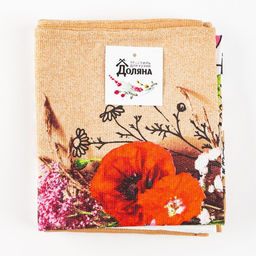 Набор полотенец кухонных Доляна. Любимая бабушка, 35?60 см - 4 шт., хлопок 100%