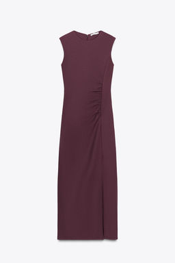 GATHERED CREPE DRESS - Zara фото 5