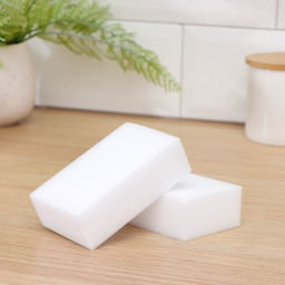 Цена за 5 шт. Губки меламиновые для удаления пятен Доляна, 2 шт., 9×6×3 см