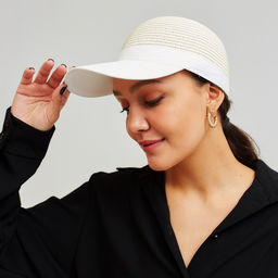 Кепка женская плетеная MINAKU, молочный, размер 56-58