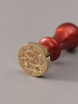 Печать для сургуча с пластиковой ручкой «Буква G на вензеле», 2.5×2.5×6.3 см