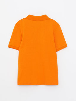 Polo Yaka Basic K?sa Kollu Pamuklu Erkek ?ocuk Ti??rt - Waikiki фото 2