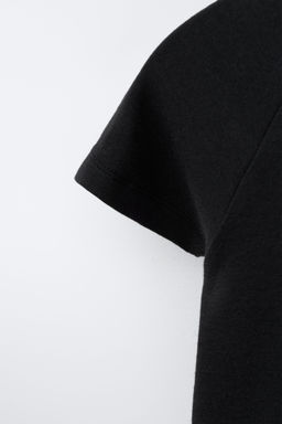 CAMISETA MANGA RANGL?N CON MODAL / Antracita oscuro - Zara фото 4