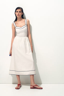Vestido de algod?n con vuelo - H&m фото 3