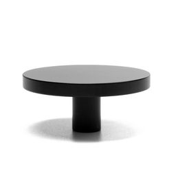 Ручка-кнопка CAPPIO, d=44 мм, h=20 мм, латунь, цвет черный