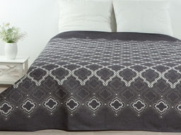 23С201-ШР 150*215 Покрывало "Лорд" цв. 3 рис. 155 серо-голубой