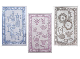 17С122-ШР/фкор Комплект полотенец из 3 шт 49*70 "Посуда-3" рис. 201