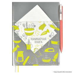 Книга для записи кулинарных рецептов, А6+, арт. 52518/ 20 СЕРЕБРЯНАЯ - Феникс+ фото 2