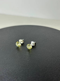 Серьги-гвозди PR1104 рыжий - Mini maxi фото 3