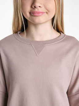 Толстовка для девочки 22-8047 бежевый - Mini maxi фото 17