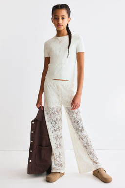 Pantal?n efecto crochet - H&m фото 3