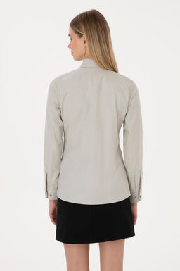 Kad_n A__k Haki Uzun Kollu Basic G_mlek - U.s. polo assn фото 5