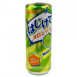 Газированный б/а напиток Дыня Melon Soda Sangaria, Япония, 250 мл Акция