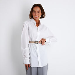 Ремень женский, ширина 2,4 см, пряжка металл, цвет бежевый - Simaland фото 3