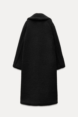 LONG FAUX SHEARLING COAT - Zara фото 6