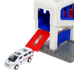 Парковка Скорая, подъёмный механизм, 1 машинка в комплекте, МИКС - Simaland фото 8