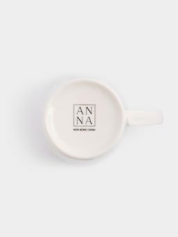 Кружка, 420 мл, 4 шт, фарфор N, белая, Цветы и листья, Primrose - Anna lafarg фото 6