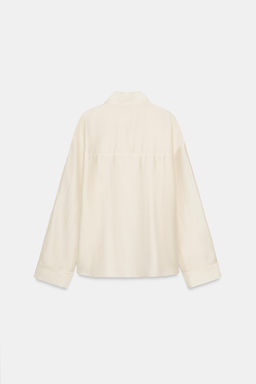 FLOWING HIGH NECK SHIRT - Zara фото 15