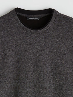 Bisiklet Yaka Erkek Sweatshirt