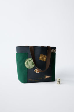 PATCHED TOTE BAG - Zara фото 6