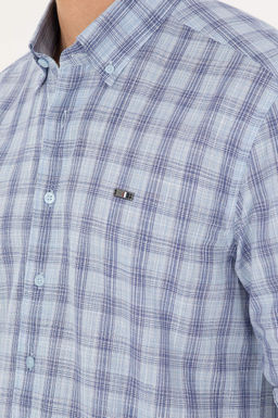 Мужская темно-синяя рубашка с длинным рукавом Неожиданная скидка в корзине - U.s. polo assn фото 7