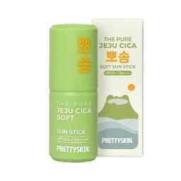 The Pure Jeju Cica Soft Sun Stick - Стик для лица и тела солнцезащитный с центеллой азиатской, 14 гр