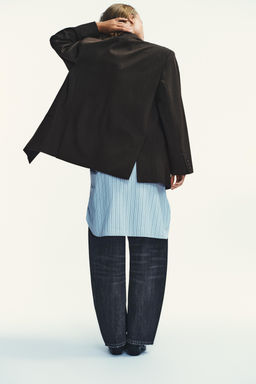 OVERSIZE PINSTRIPE BLAZER - Zara фото 5