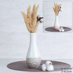 Ваза 19,5х9(3)см / FLM-60 /уп 48/ (Серый)