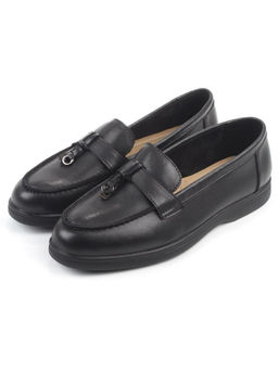 06-DYL138-1 BLACK Туфли женские (натуральная кожа)