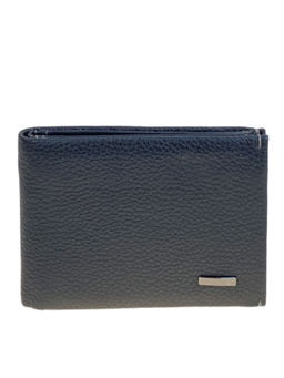 Портмоне мужское из натуральной кожи, цвет черный