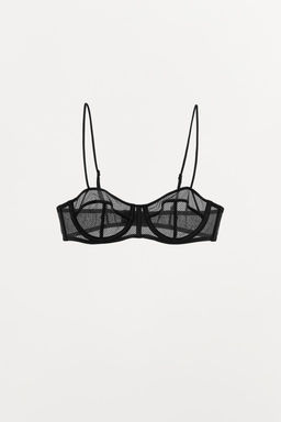 MESH UNDERWIRE BRA - Zara фото 2
