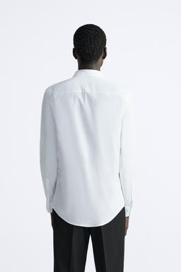 STRETCHY POPLIN SHIRT - Zara фото 13