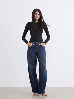 Balloon Fit Kad?n Jean Pantolon