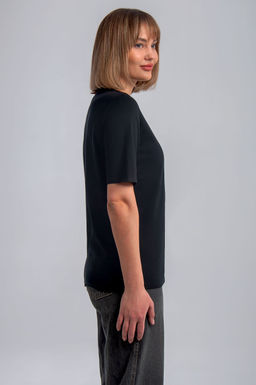 Арт. 3176/1 Футболка женская 44-52 (5 шт) Цвет:черный - Калинка фото 3