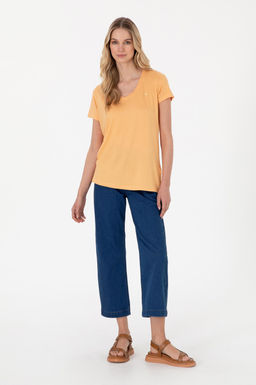 Kad_n Turuncu Basic Ti__rt Sepette S_rpriz _ndirim - U.s. polo assn фото 4