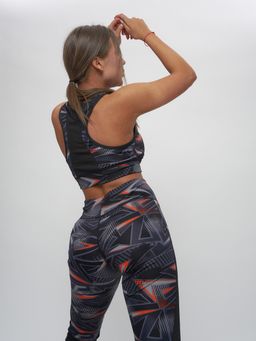 Костюм для фитнеса женский темно-серого цвета 2922TC - FUYOUKAI фото 23