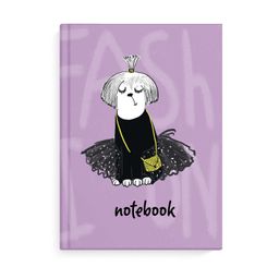 Записная книжка арт. 61552 МОДНИЦА / А6, 117х151 мм, 48 л., твёрдый переплёт, полноцветная печать, г