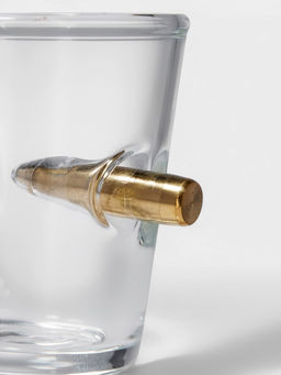 Мини-Бар «Револьвер», 250 мл, 2 стопки, на подставке, стекло, дерево