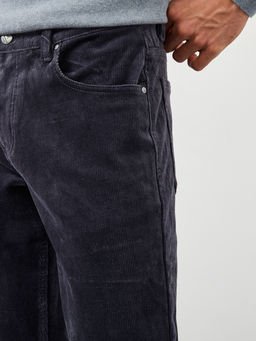 Утепленные мужские вельветовые брюки прямого кроя на флисе - Mossmore фото 14