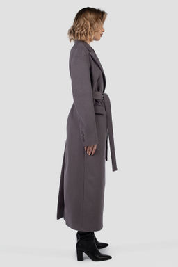 01-12174 Пальто женское демисезонное (пояс) - El podio фото 5