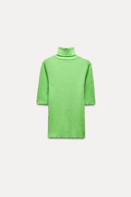 HIGH NECK KNIT TOP - Zara фото 18
