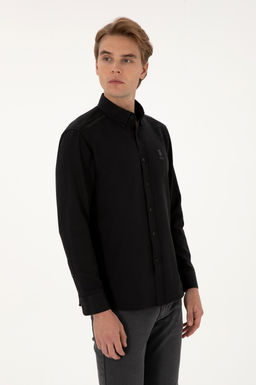 Erkek Siyah Uzun Kollu Basic G_mlek Sepette S_rpriz _ndirim - U.s. polo assn фото 3