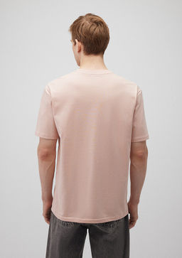 Muhur Logo Bask?l? Pembe Tisort - Mavi фото 4